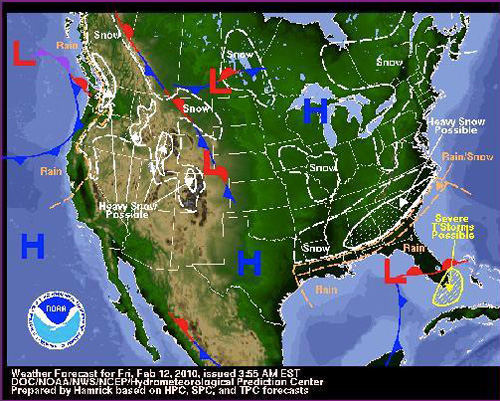 National Forecast Map